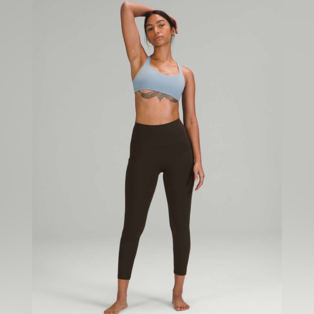 Lululemon Align High-Rise Pant with Pockets 25" Dark Olive size 4 W5DCES